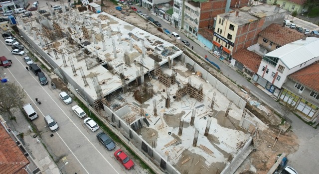 Amasya’nın Suluova İlçesinde, yapımı süren “Yaşam Merkezi”