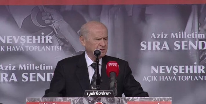 MHP LİDERİ BAHÇELİ’NİN NEVŞEHİR MİTİNGİNDE COŞKULU KALABALIK!