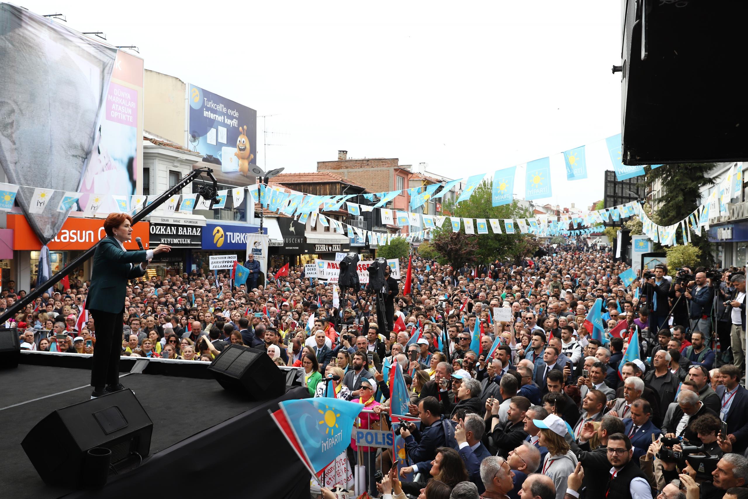 İYİ PARTİ GENEL BAŞKANI MERAL AKŞENER;  ‘’PATATES SOĞAN YİYEMEYENLER SAYIN ERDOĞAN’IN İKTİDARINI YİYECEKLER’’