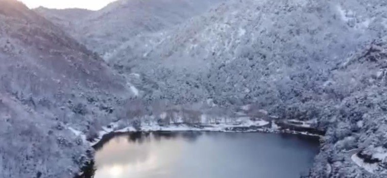 AMASYA BORABOY GÖLÜ’NDE KAR